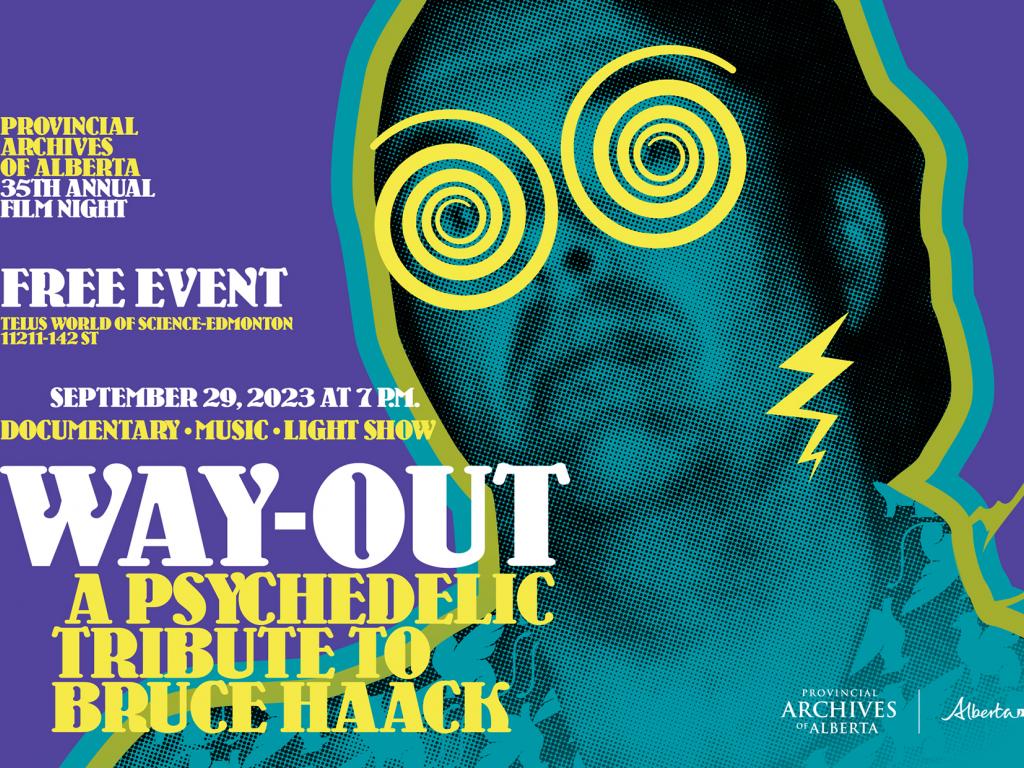 Film Night 2023 "Way-Out A Psychedelic Tribute to Bruce Haack" poster