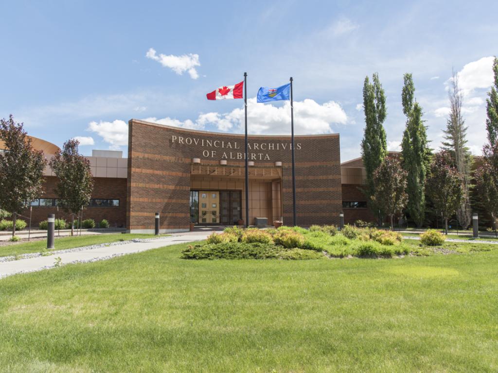 Exterior photo of the Provincial Archives of Alberta