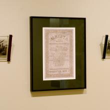 Inauguration Display, Provincial Archives of Alberta