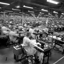 Great Western Garment Factory February 1959 <BR />PA.1937/2 <BR />Photographer: Alfred Blyth